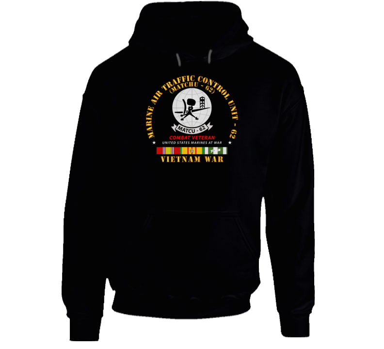 USMC - Marine Air Traffic Control Unit- 62 W Vn Svc  Hoodie