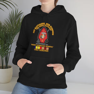 Unisex Heavy Blend™ Hooded Sweatshirt -  Usmc - 1st Bn, 8th Marines - Beirut Barracks Bombing W Svc Wo Ndsm