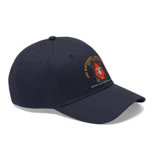 Load image into Gallery viewer, Unisex Twill Hat - USMC - 1st Bn, 8th Marines - The Cutting Edge - Marines at War - Hat - Direct to Garment (DTG) - Printed
