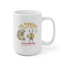 Load image into Gallery viewer, Ceramic Mug 15oz - SOF - USAF Special Recon Team - Ski Warfare - Ski Combat - Winter Warfare X 300
