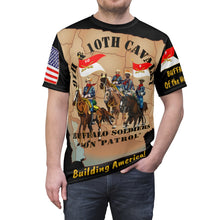 Load image into Gallery viewer, All Over Printing - Army - 9th and 10th Cavalrymen - Buffalo Soldiers - Building America - Protecting Borders!
