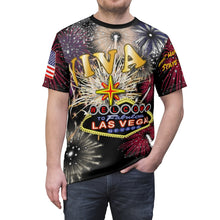 Load image into Gallery viewer, All Over Printing - VIVA! Las Vegas with Fireworks
