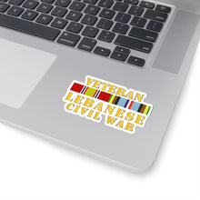 Load image into Gallery viewer, Kiss-Cut Stickers - USMC - Veteran Lebanese Civil War w  EXP SVC
