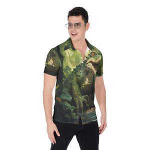 Painted Tree - Jungle Lizard - All-Over Print Men's Shirt