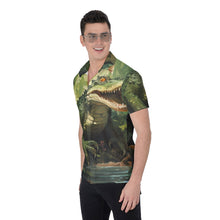 Load image into Gallery viewer, Painted Tree - Jungle Lizard - All-Over Print Men&#39;s Shirt
