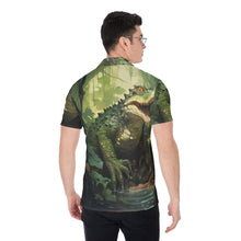 Load image into Gallery viewer, Painted Tree - Jungle Lizard - All-Over Print Men&#39;s Shirt
