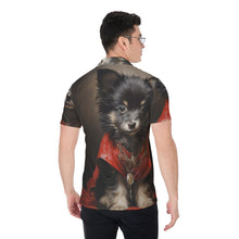 Load image into Gallery viewer, Painted Tree - Dark Puppy - All-Over Print Men&#39;s Shirt
