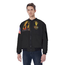 Load image into Gallery viewer, AOP Men&#39;s Bomber Jacket - Vietnam Veteran - 34th Scout Dog Platoon, 1st Cavalry Div - SFC Dobson/SAM
