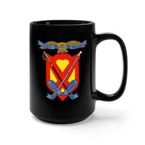 Black Mug 15oz - USMC - 4th Marine Regiment