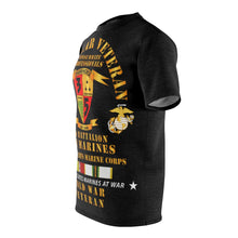 Load image into Gallery viewer, Unisex AOP Cut &amp; Sew Tee - USMC - Cold War Vet - 3rd Bn, 5th Marines w COLD SVC X 300
