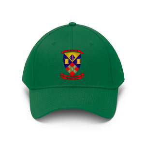 Twill Hat - USMC - Veteran - 2nd Battalion, 5th Marines - Hat - Direct to Garment (DTG) - Printed