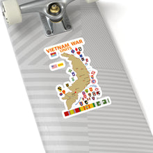 Load image into Gallery viewer, Kiss-Cut Stickers - Map - Vietnam Units - 3 wo DS
