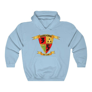 Unisex Heavy Blend™ Hooded Sweatshirt - USMC - WWII  - 3rd Bn, 5th Marines - w PAC SVC