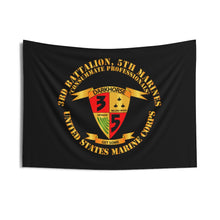 Load image into Gallery viewer, Indoor Wall Tapestries - USMC - 3rd Battalion, 5th Marines - Dark Horse
