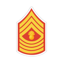 Load image into Gallery viewer, Kiss-Cut Stickers - USMC - Enlisted Insignia - E9 - Master Gunnery Sergeant (MGySgt) - Dress Blue wo Txt X 300
