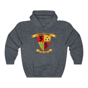 Unisex Heavy Blend™ Hooded Sweatshirt - USMC - WWII  - 3rd Bn, 5th Marines - w PAC SVC