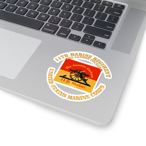 Kiss-Cut Stickers - USMC - 11th Marine Regiment - The Cannon Cockers