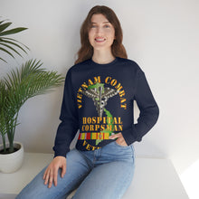 Load image into Gallery viewer, Unisex Heavy Blend Crewneck Sweatshirt - USN  - USMC - Vietnam Combat Veteran Hospital Corpsman  X 300
