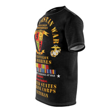 Load image into Gallery viewer, Unisex AOP Cut &amp; Sew Tee - USMC - Afghanistan War Veteran - 3rd Bn, 5th Marines - OEF w CAR AFGHAN SVC
