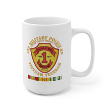 Load image into Gallery viewer, Ceramic Mug 15oz - USMC - 1st MP Battalion - Vietnam Veteran
