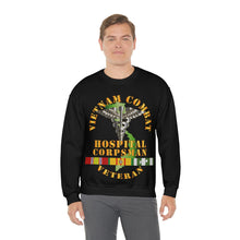 Load image into Gallery viewer, Unisex Heavy Blend Crewneck Sweatshirt - USN  - USMC - Vietnam Combat Veteran Hospital Corpsman  X 300
