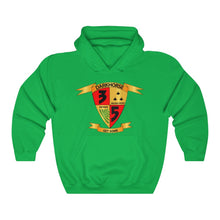 Load image into Gallery viewer, Unisex Heavy Blend™ Hooded Sweatshirt - USMC - WWII  - 3rd Bn, 5th Marines - w PAC SVC
