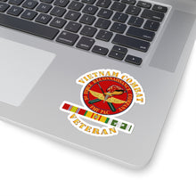 Load image into Gallery viewer, Kiss-Cut Stickers - USMC - Vietnam Combat Veteran - 1st Force Recon Co w VN SVC
