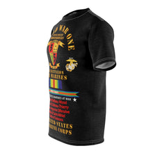 Load image into Gallery viewer, Unisex AOP Cut &amp; Sew Tee - USMC - WWI  - 3rd Bn, 5th Marines - w  WWI Ribbon - Streamer
