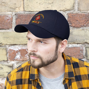 Unisex Twill Hat - USMC - 1st Bn, 8th Marines - Beirut barracks bombing w SVC wo NDSM - Hat - Direct to Garment (DTG) - Printed