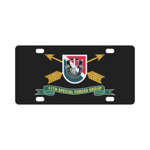 Load image into Gallery viewer, Army - 11th Special Forces Group - Flash w Br - Ribbon X 300 Classic License Plate
