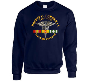 Navy - Hospital Corpsman W Vietnam Svc Ribbons X 300 Hoodie