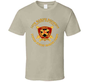 Usmc - 12th Marine Regiment - Thunder And Steel T Shirt