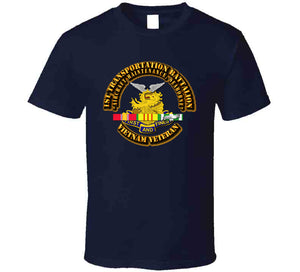 1st Transportation Battalion with Vietnam Service Ribbon T Shirt, Premium and Hoodie