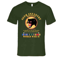 Load image into Gallery viewer, Army - 66th Infantry Div - Black Panther Div - Wwii W Ss Leopoldville W Eu Svc Long Sleeve T Shirt
