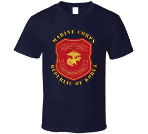 Korea - Republic Of Korea - Marine Corps Patch T Shirt, Hoodie and Premium