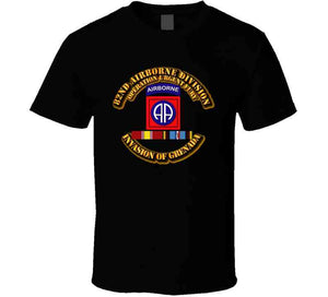 Invasion of Grenada - 82nd Airborne Division, Operation Urgent Fury with Service Ribbons T Shirt, Premium and Hoodie