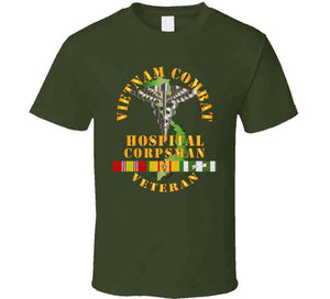 Usn  - Usmc - Vietnam Combat Veteran Hospital Corpsman  X 300 Long Sleeve T Shirt