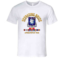 Load image into Gallery viewer, Special Operations Forces - Operation Rhino - Afghanistan - 160th Special Operations Aviation Regiment  With Service Ribbon T Shirt, Premium &amp; Hoodie
