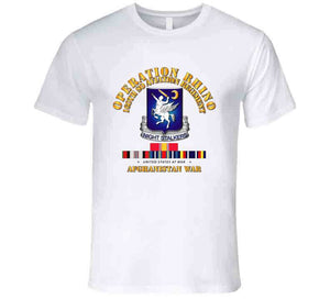 Special Operations Forces - Operation Rhino - Afghanistan - 160th Special Operations Aviation Regiment  With Service Ribbon T Shirt, Premium & Hoodie