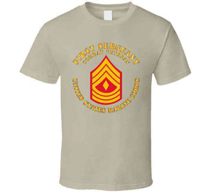 Usmc - First Sergeant - Combat Veteran X 300 T Shirt