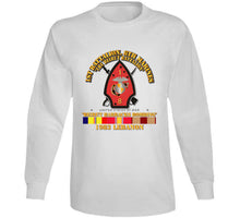 Load image into Gallery viewer, Usmc - 1st Bn, 8th Marines - Beirut Barracks Bombing W Svc Long Sleeve T Shirt
