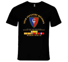 Load image into Gallery viewer, Army - 38th Infantry Division with  WWII (Pacific Theater) Service Ribbons - T Shirt, Premium and Hoodie
