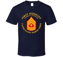 Load image into Gallery viewer, Usmc - First Sergeant - Combat Veteran X 300 T Shirt
