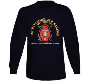 Usmc - 1st Bn, 8th Marines - The Cutting Edge - Marines At War X 300 Crewneck Sweatshirt