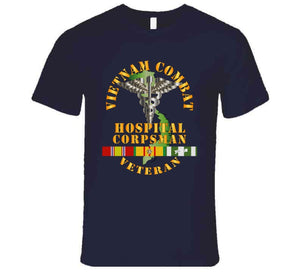 Usn  - Usmc - Vietnam Combat Veteran Hospital Corpsman  X 300 Long Sleeve T Shirt