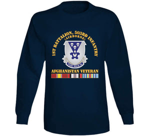 Army - 1st Bn 503rd Infantry - Afghanistan Veteran X 300 T Shirt