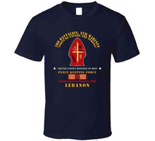 Load image into Gallery viewer, Usmc - 3rd Bn, 8th Marines - Peace Keeping - Lebanon 1983 W Svc X 300 T Shirt
