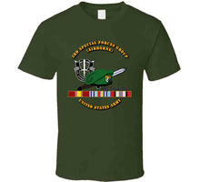 Load image into Gallery viewer, 3rd Special Forces Group with DUI, Beret,  and  Afghanistan Ribbons T Shirt
