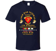 Load image into Gallery viewer, Usmc - Cold War Vet - 7th Marines W Cold Svc X 300 T Shirt
