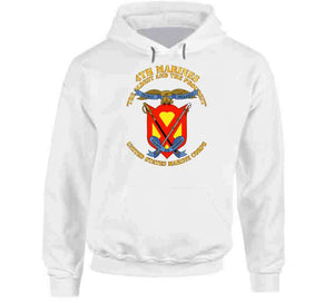 Usmc - 4th Marines Regiment, The Oldest And The Proudest - T Shirt, Premium and Hoodie